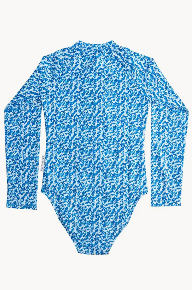 Girls Summer Blues Sunsuit - Image 4