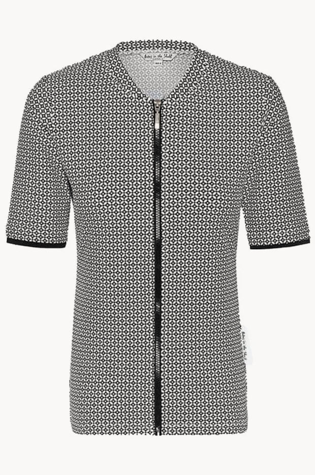 Mamiko Short Sleeve Zip Suntop - Image 3
