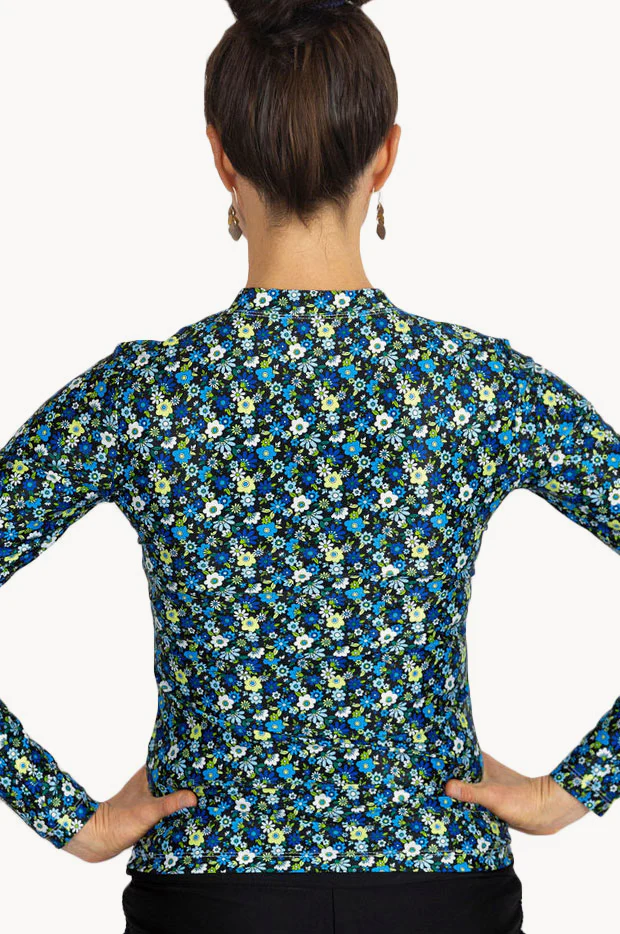 Retro Blooms Long Sleeve Suntop - Image 2