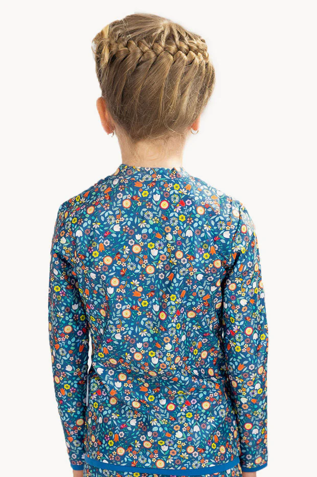 Toddler Ditsy Blue Suntop - Image 2