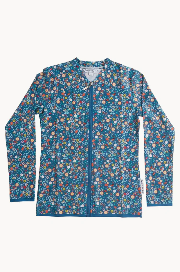 Toddler Ditsy Blue Suntop - Image 3