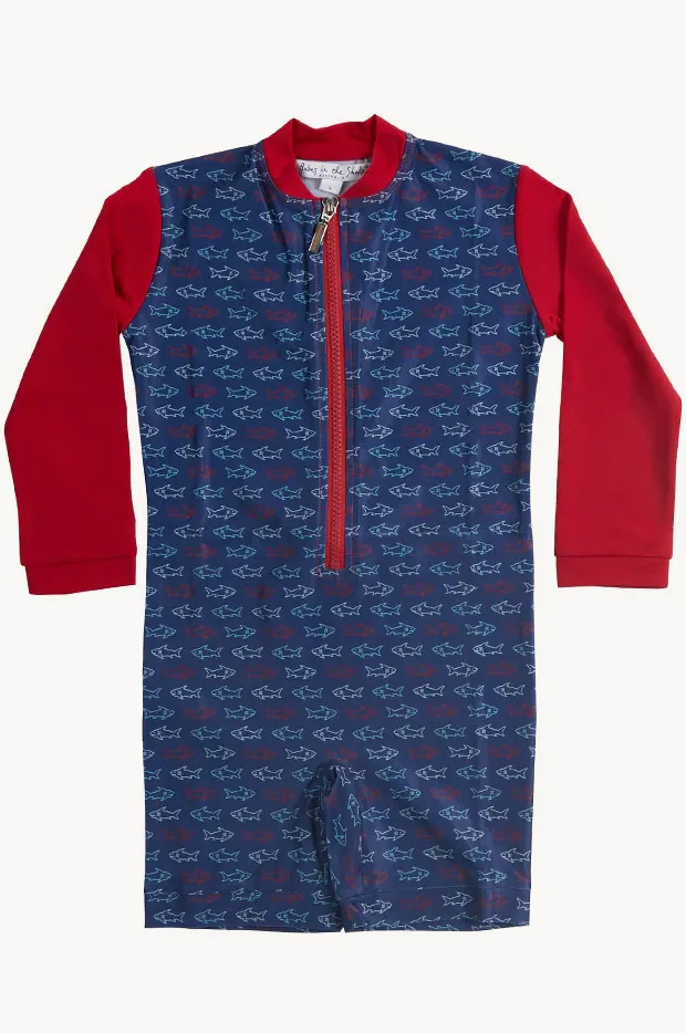 Toddler Shark Bait Sunsuit