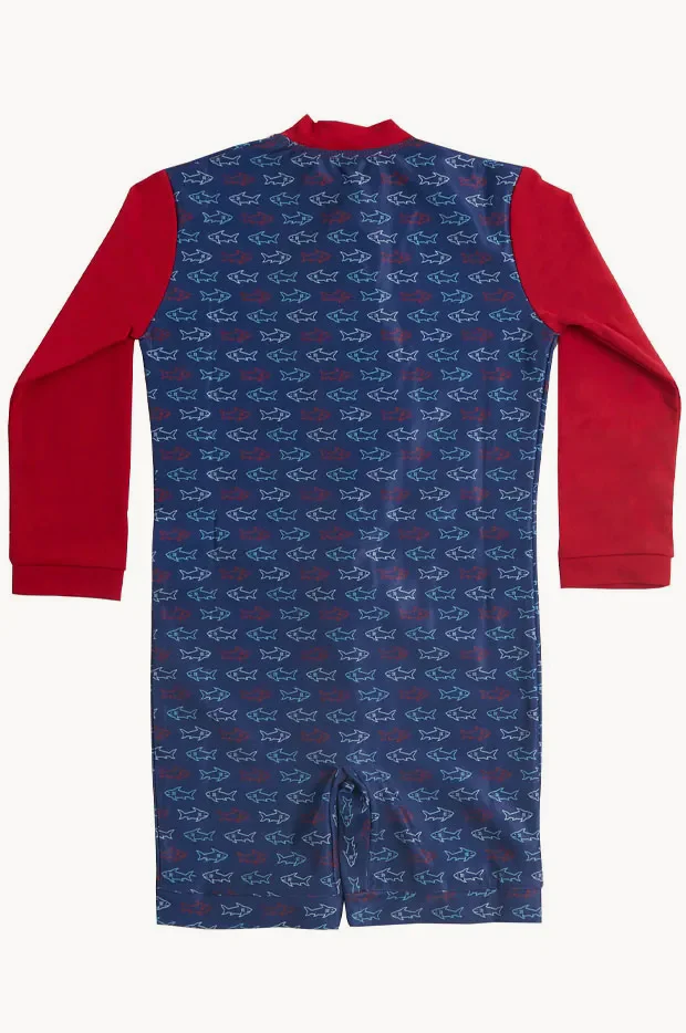 Toddler Shark Bait Sunsuit - Image 2