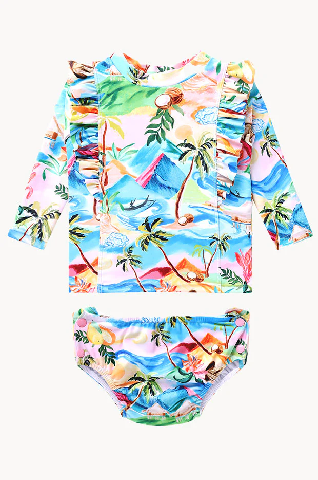 Baby Girls South Pacific Suntop Set - Image 2
