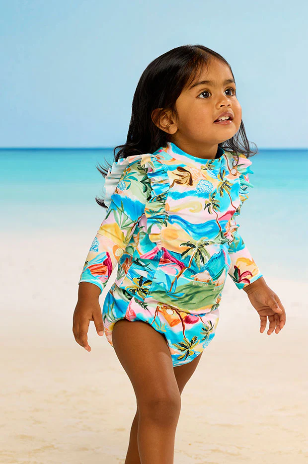 Baby Girls South Pacific Suntop Set - Image 4