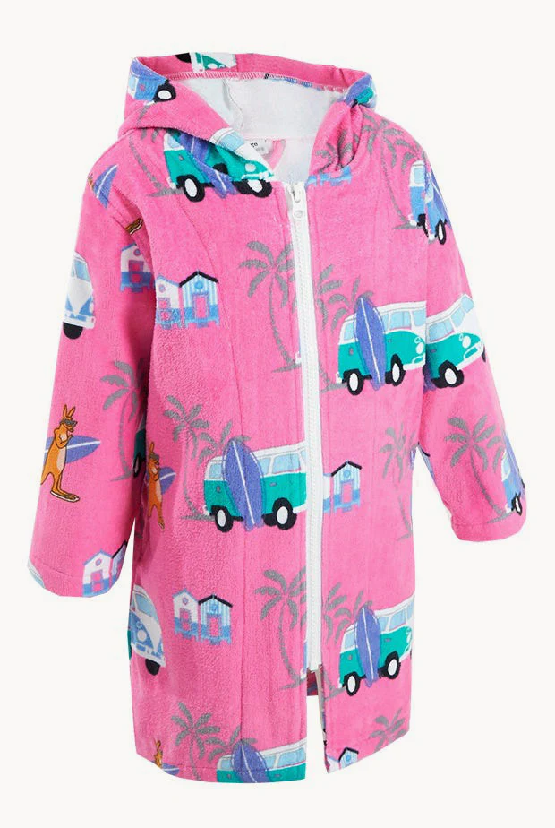 Baby Combi Hooded Towel Robe 12-24M
