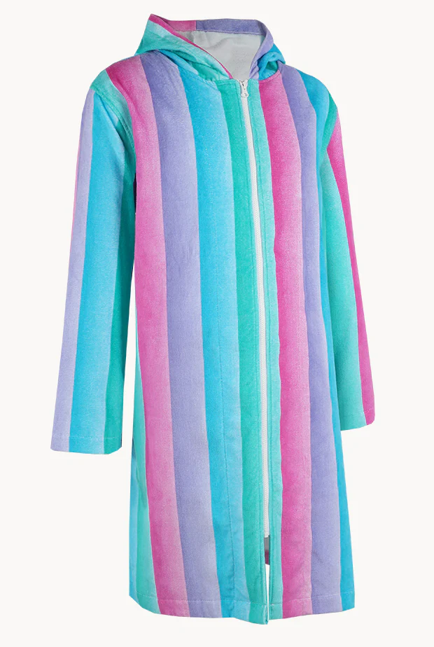 Fade Hooded Towelling Robe S/M