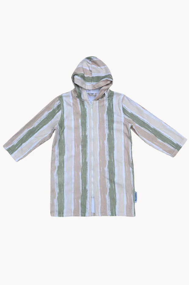 Island Sand Hooded Towelling Robe M/L