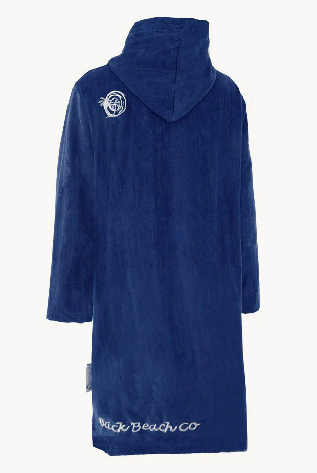Kids Deep Ocean Hooded Towel Robe 5-7Y - Image 2