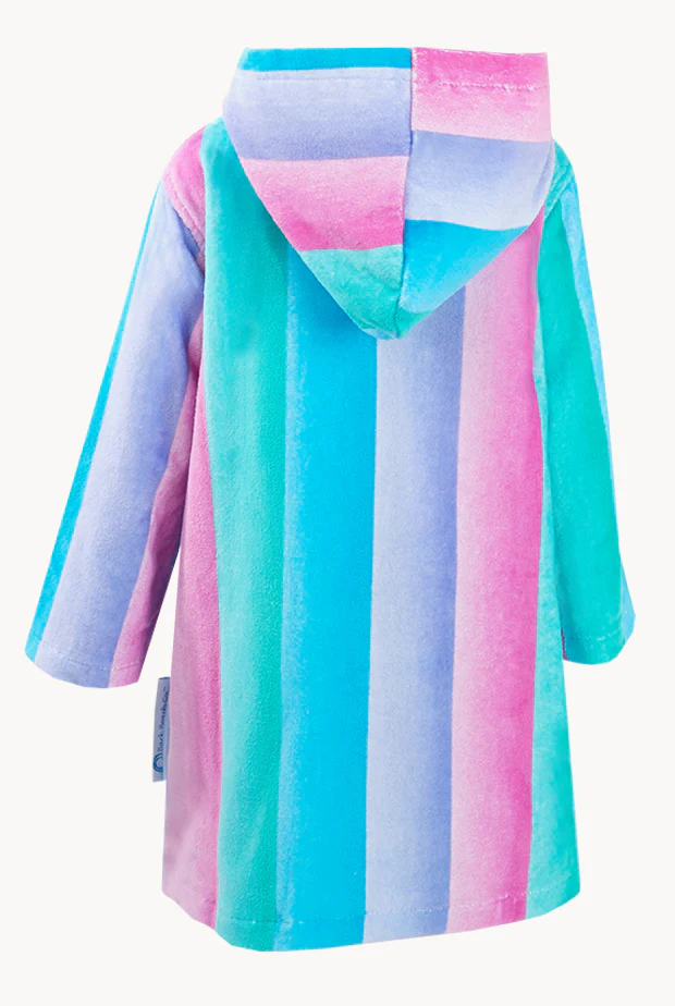 Kids Fade Hooded Towelling Robe 3-5Y - Image 2