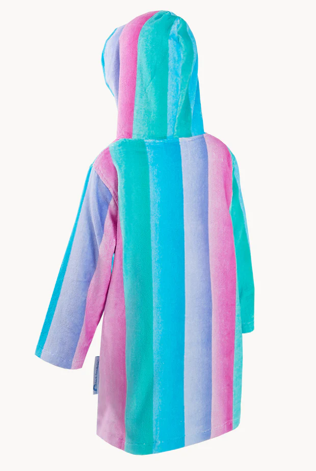 Kids Fade Hooded Towelling Robe 5-7Y - Image 3