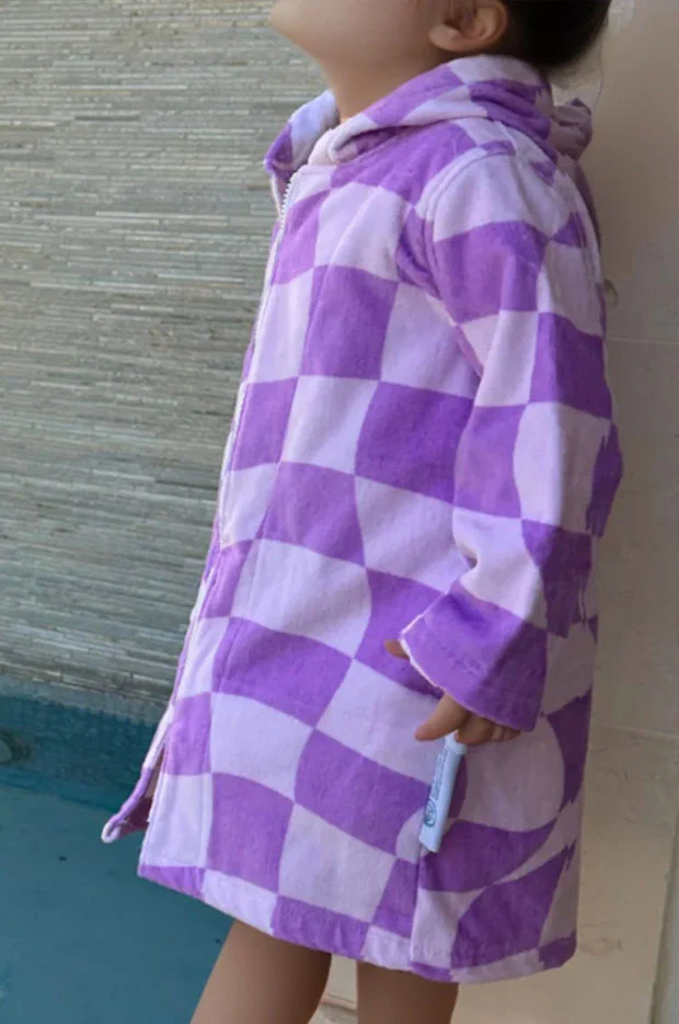 Kids Ocean Drifter Hooded Towelling Robe 3-5Y - Image 4