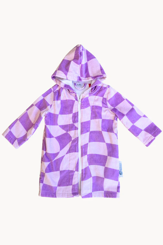 Kids Ocean Drifter Hooded Towelling Robe 7-11Y