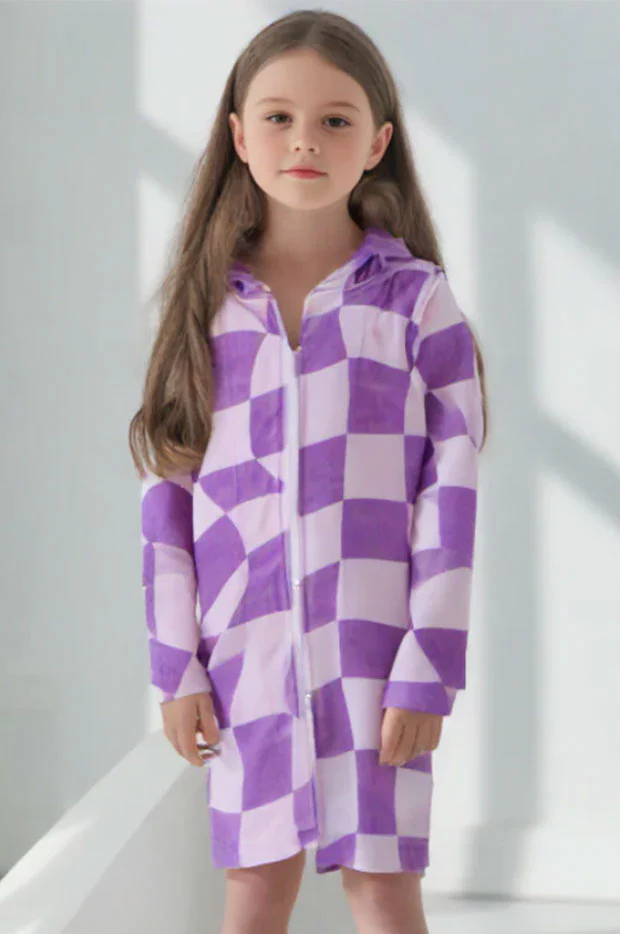 Kids Ocean Drifter Hooded Towelling Robe 7-11Y - Image 2