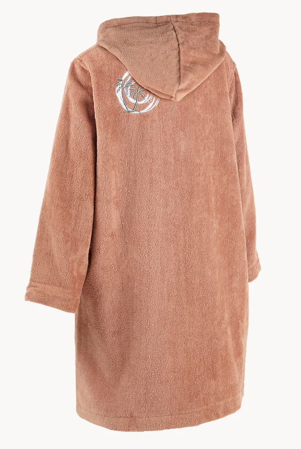 Kids Sandshell Hooded Towel Robe 5-7Y - Image 2