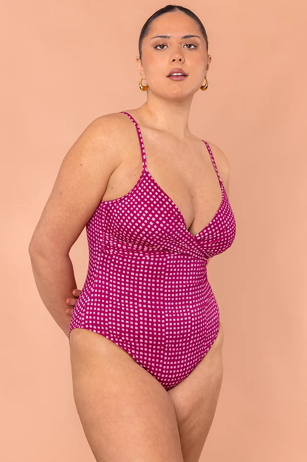 Picnic Point Wrap Front One Piece - Image 3