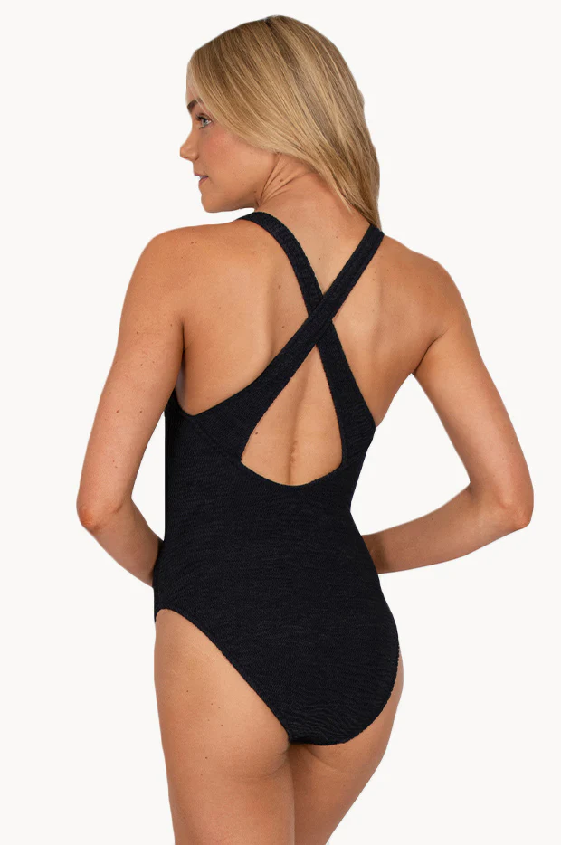 Ibiza Plunge Open Back One Piece - Image 2