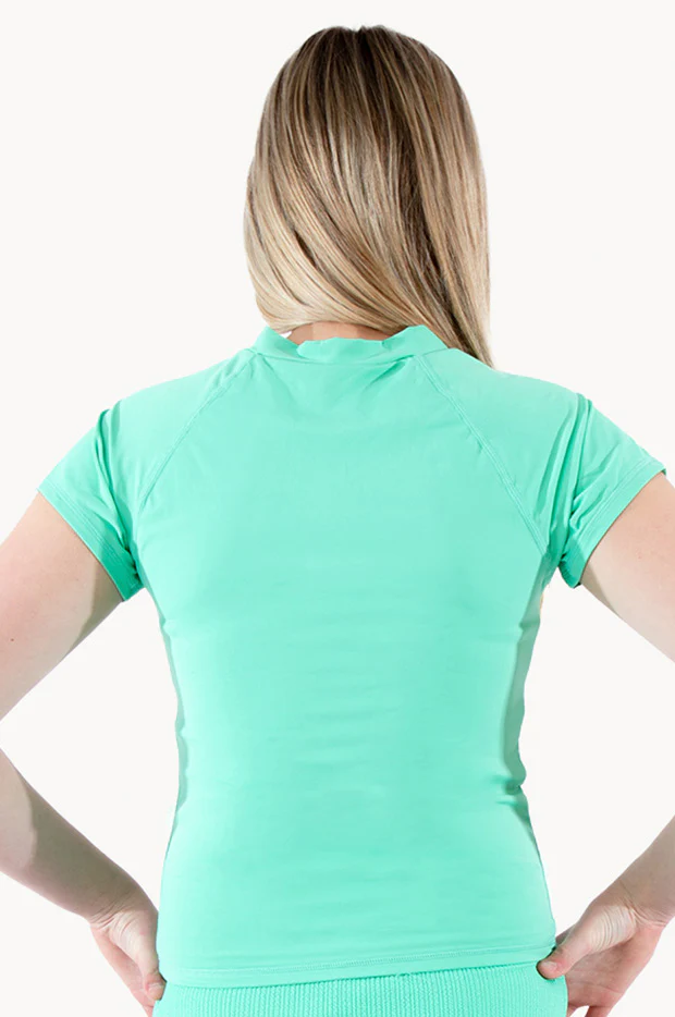 Girls Cap Sleeve Rashie - Image 2