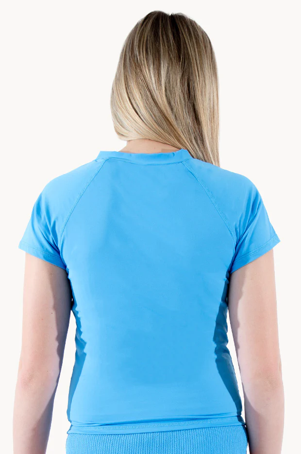 Girls Cap Sleeve Rashie - Image 2