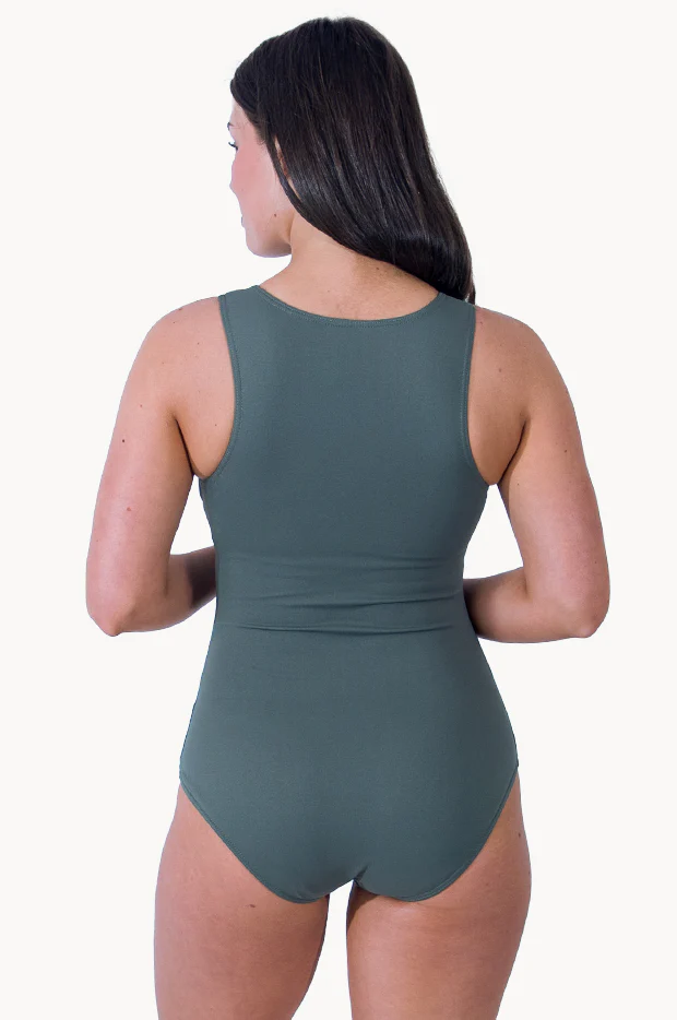 Sports F/G Cup Zip Through One Piece - Image 2