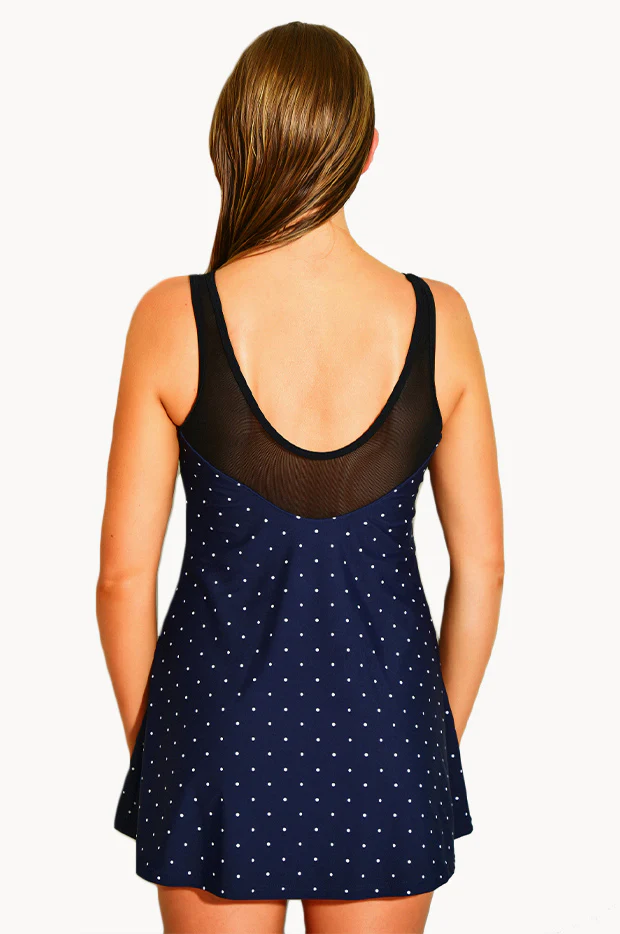 Midnight Sky Mesh Swim Dress - Image 2