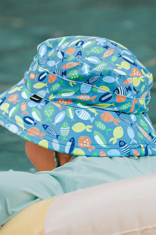 Boys Pisces Classic Bucket Sunhat - Image 4