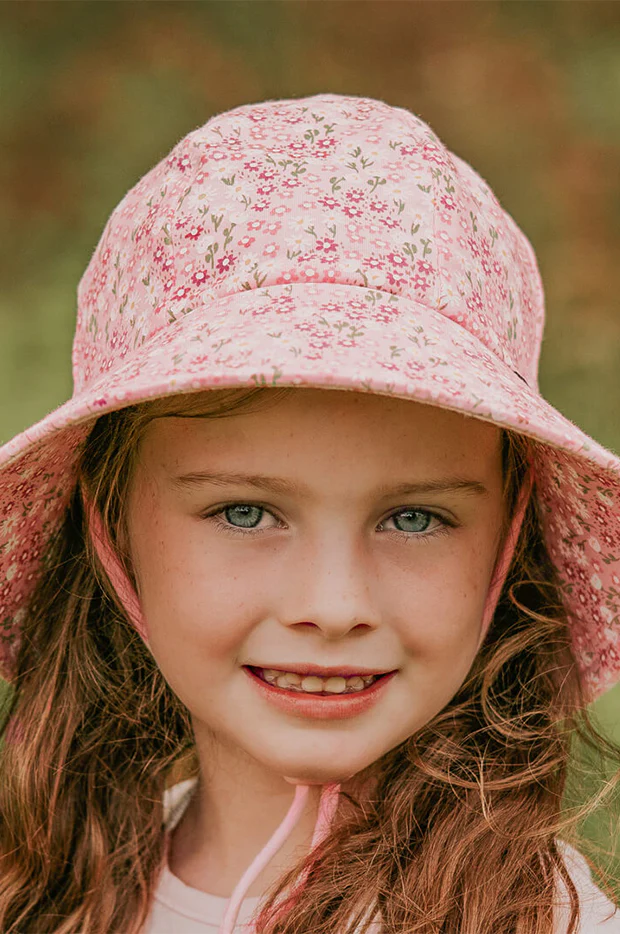 Girls Bridgette Ponytail Bucket Hat - Image 3