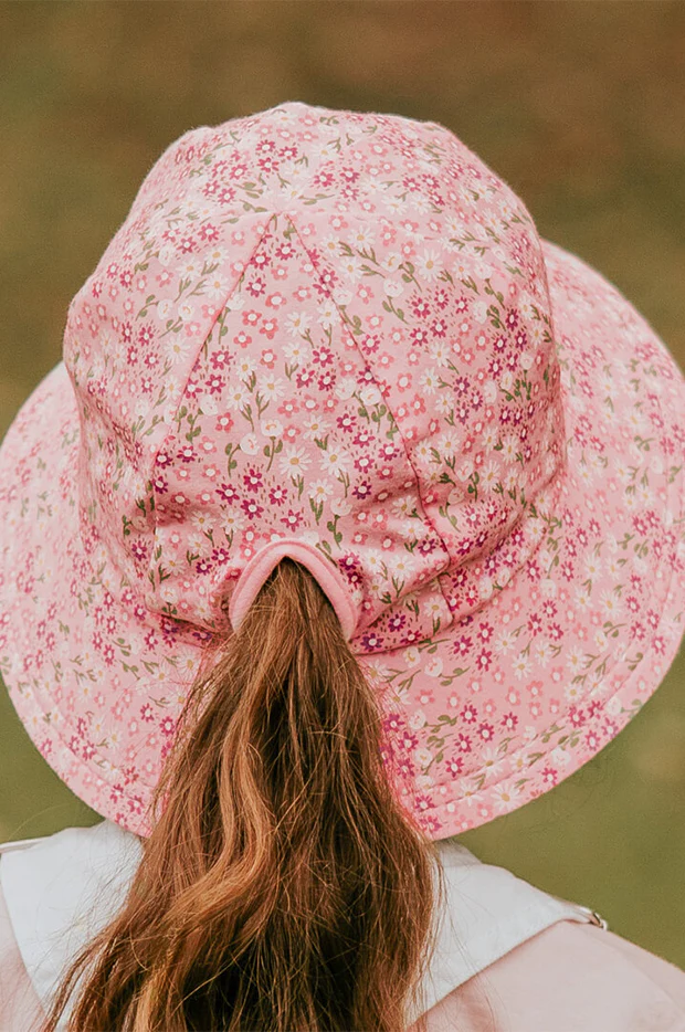 Girls Bridgette Ponytail Bucket Hat - Image 4