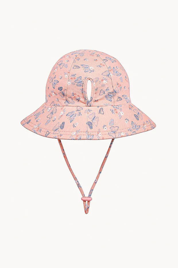 Girls Butterfly Ponytail Bucket Hat - Image 2