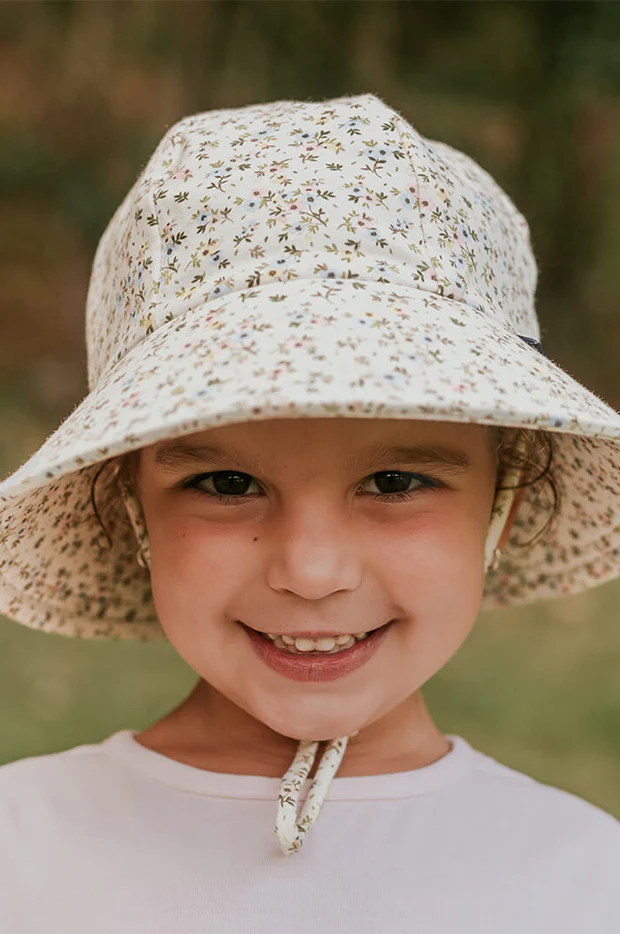 Girls Charlotte Ponytail Bucket Hat - Image 3