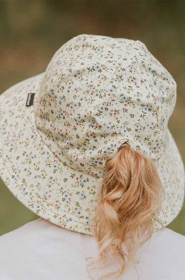 Girls Charlotte Ponytail Bucket Hat - Image 4