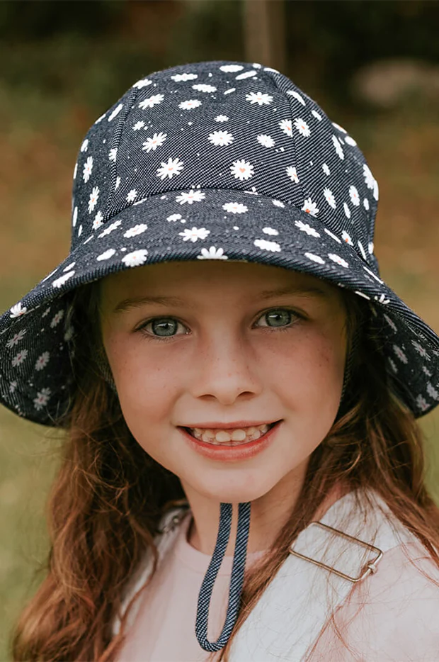 Girls Dani Ponytail Bucket Hat - Image 3