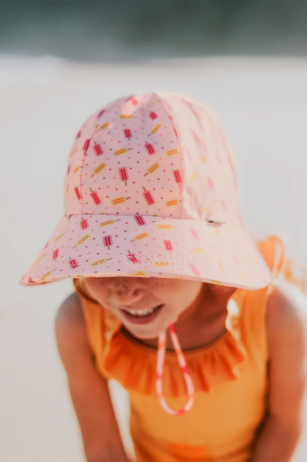Girls Icepop Ponytail Bucket Sunhat - Image 3