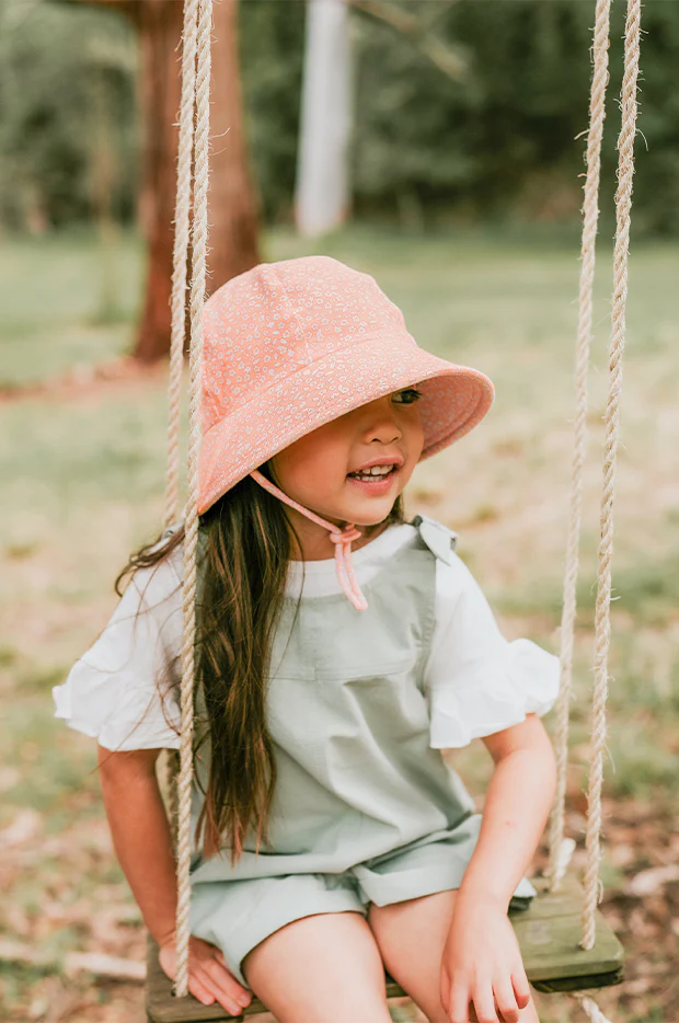 Girls Petunia Ponytail Bucket Hat - Image 3