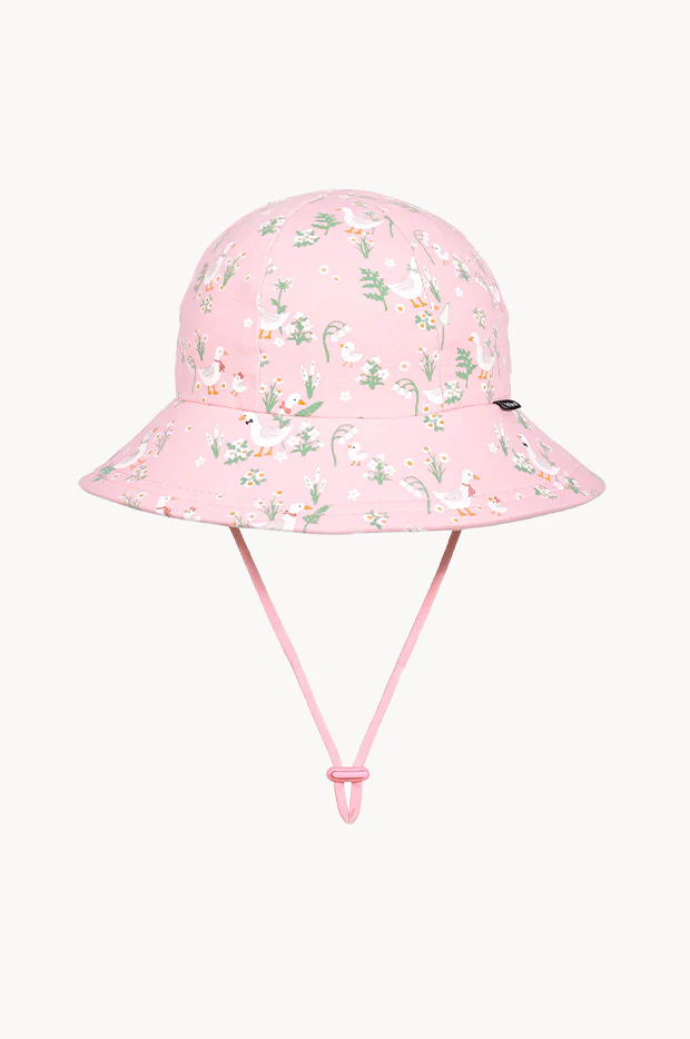Girls Quackers Ponytail Bucket Hat
