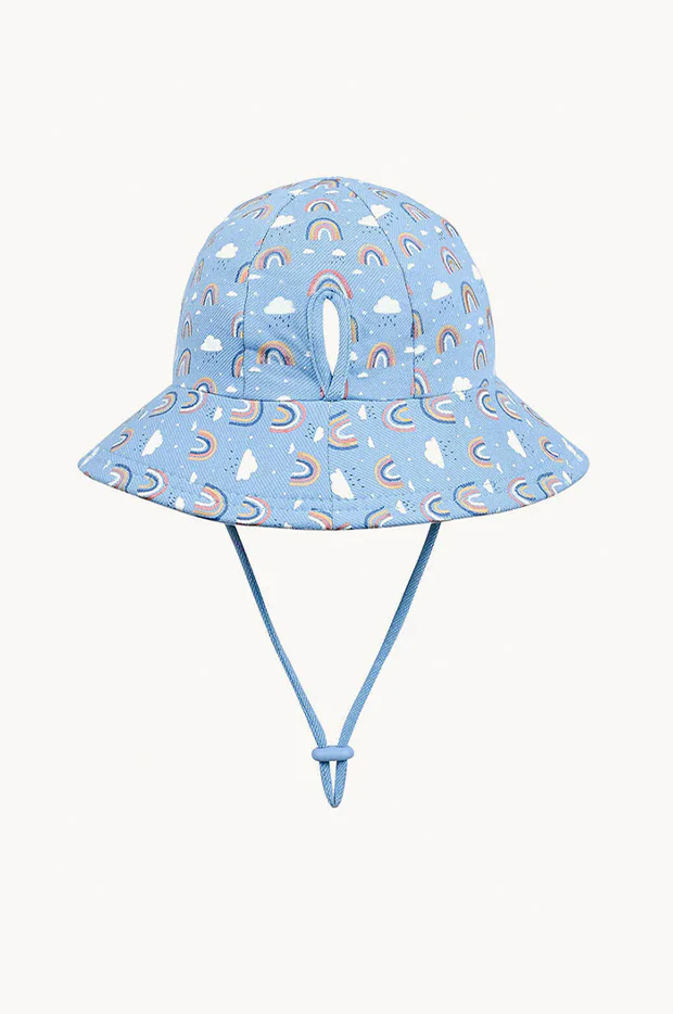 Girls Rainbow Ponytail Bucket Hat - Image 2
