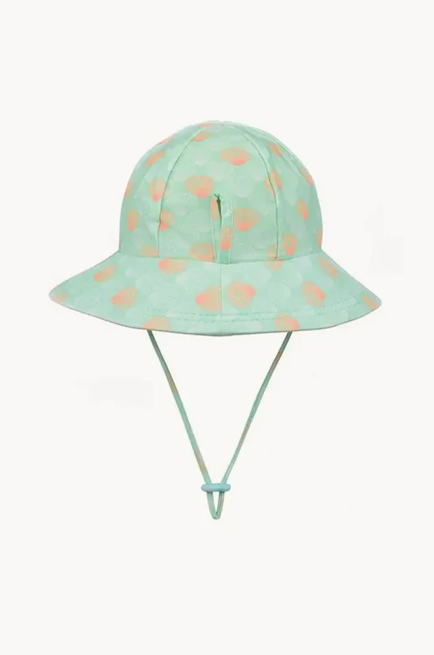 Girls Seashell Ponytail Bucket Sunhat - Image 2