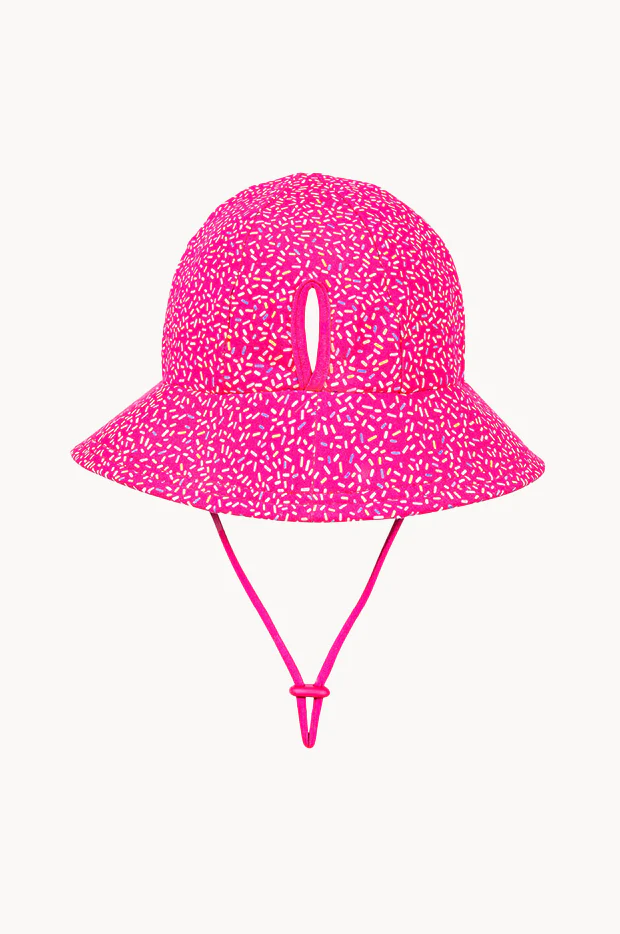 Girls Sprinkles Ponytail Bucket Hat - Image 2