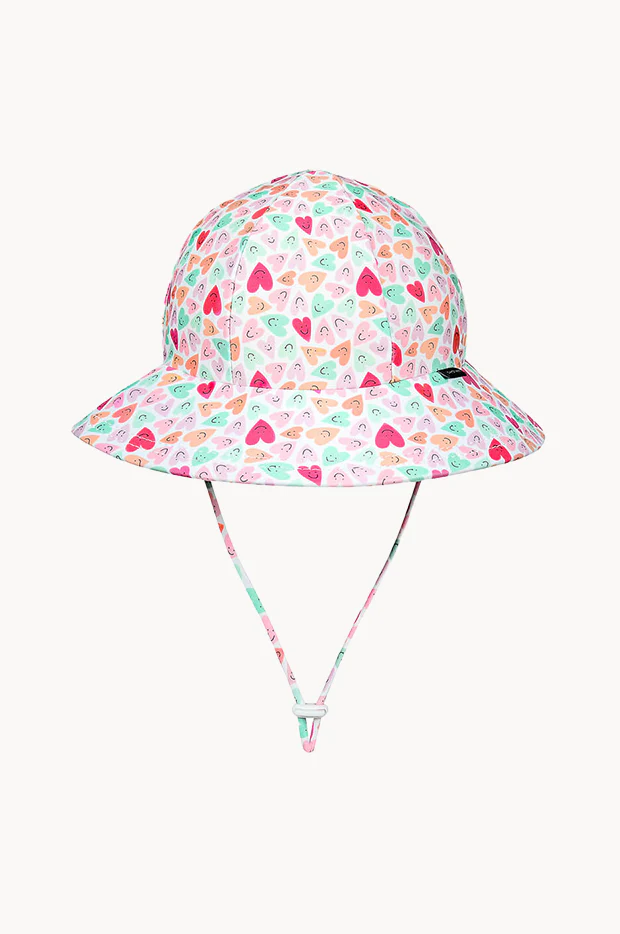 Girls Sweetheart Ponytail Bucket Sunhat - Image 2