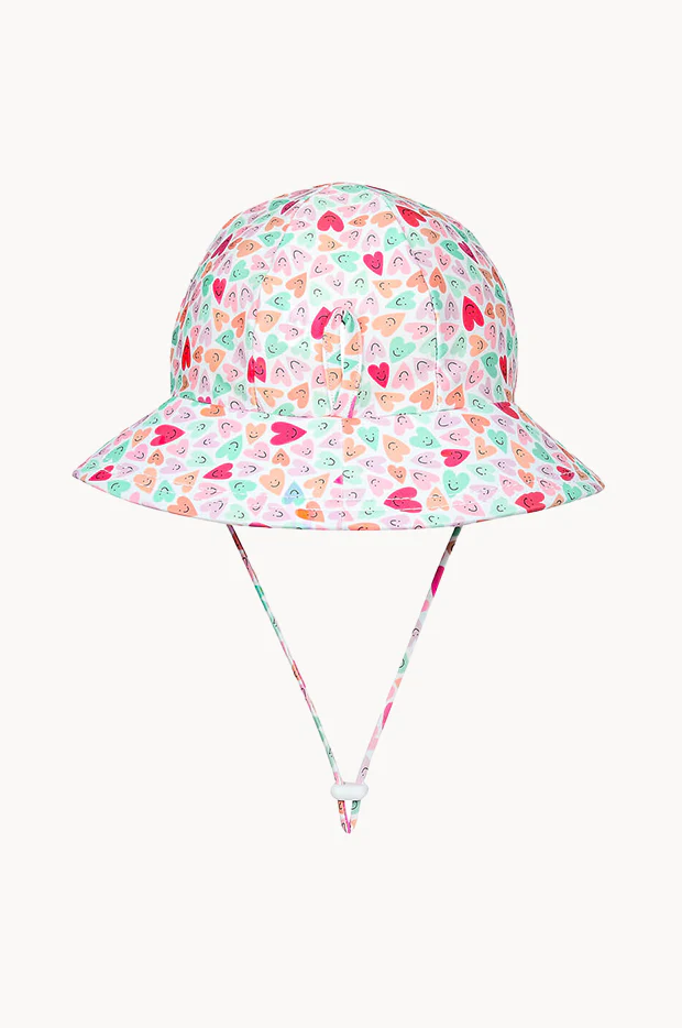Girls Sweetheart Ponytail Bucket Sunhat - Image 3