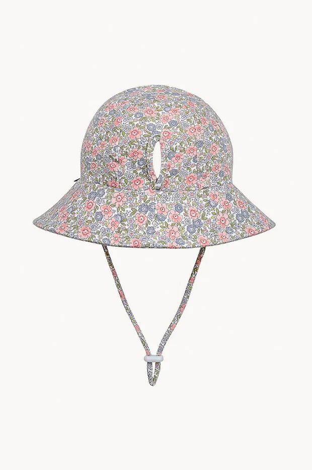 Girls Violet Ponytail Bucket Hat - Image 2