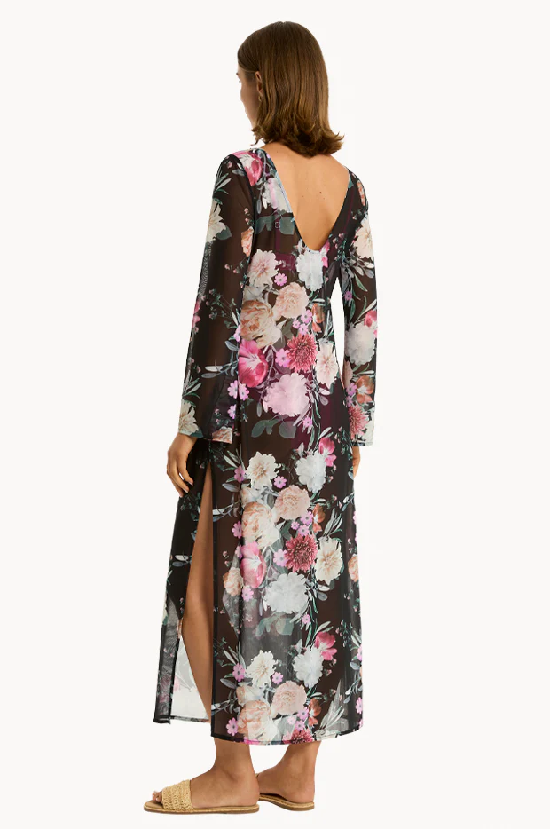 Belle Mesh Long Dress - Image 2