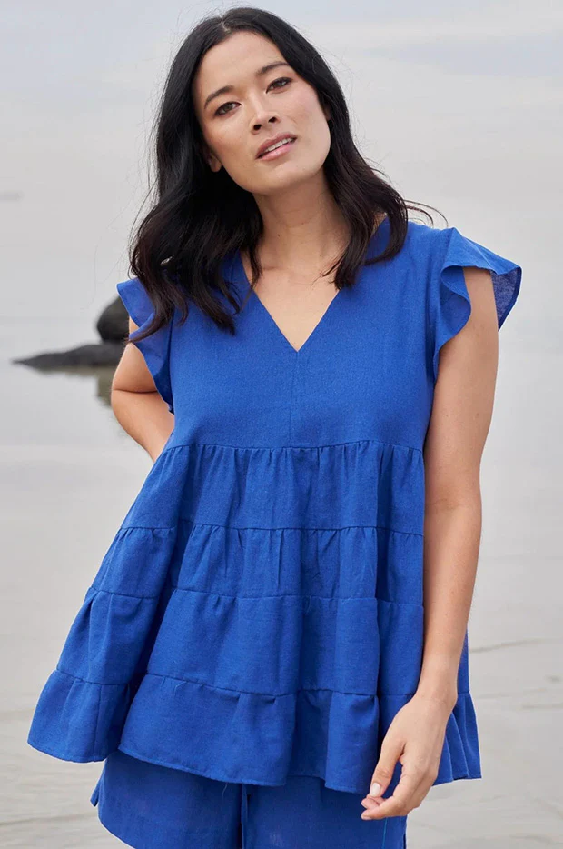 Plain Tiered Leila Top - Image 3