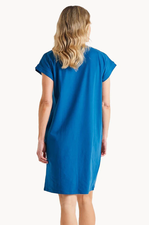 Plain Zena T-Shirt Dress - Image 2