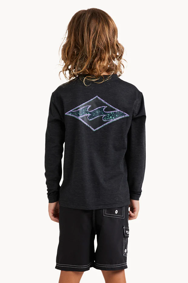 Boys Diamond Shoreline Long Sleeve Suntop - Image 2