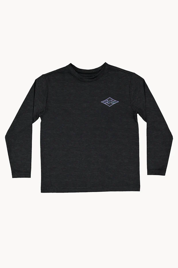 Boys Diamond Shoreline Long Sleeve Suntop - Image 3