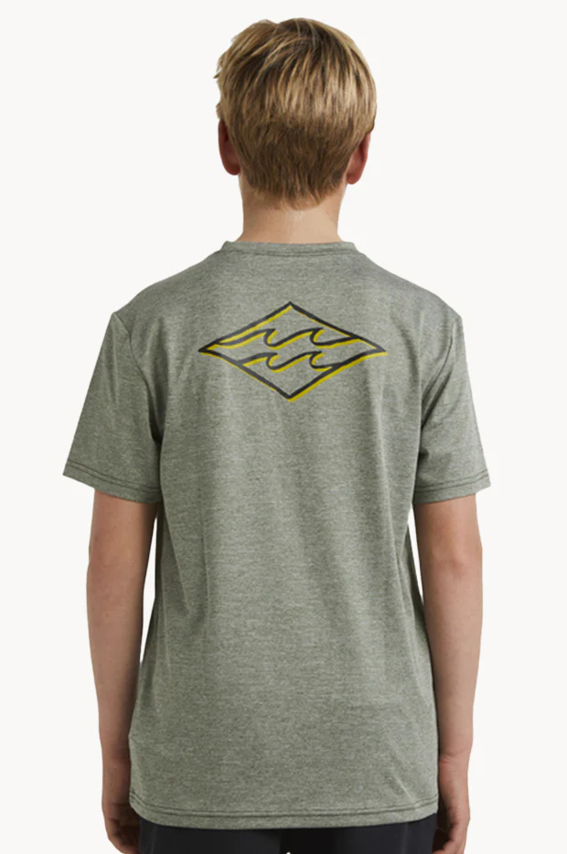 Boys Diamond Shoreline Short Sleeve Suntop - Image 2