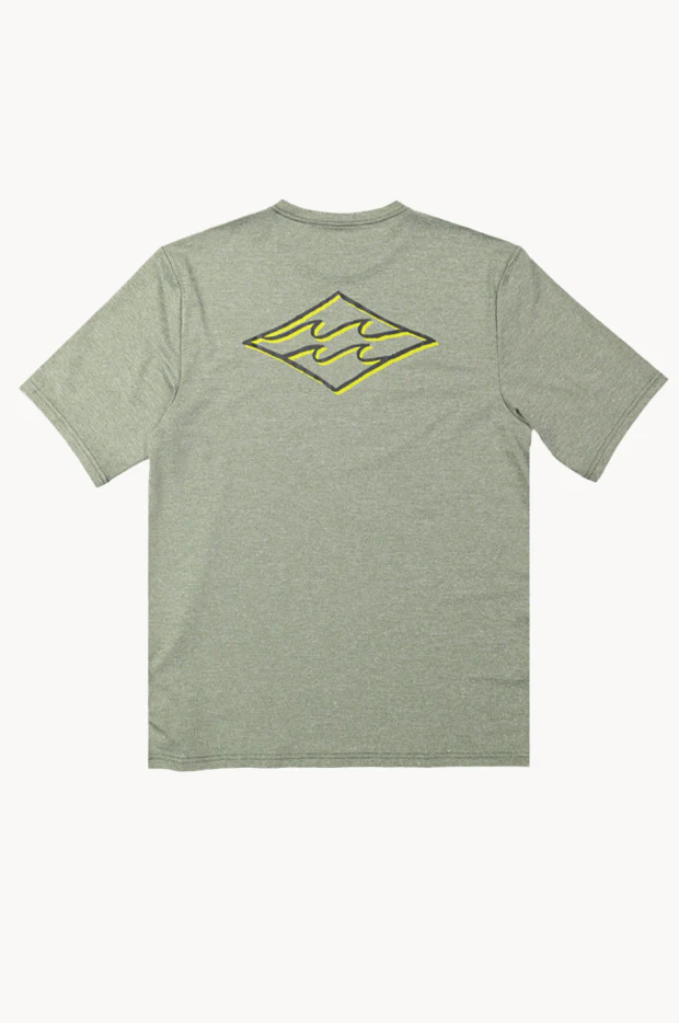 Boys Diamond Shoreline Short Sleeve Suntop - Image 4