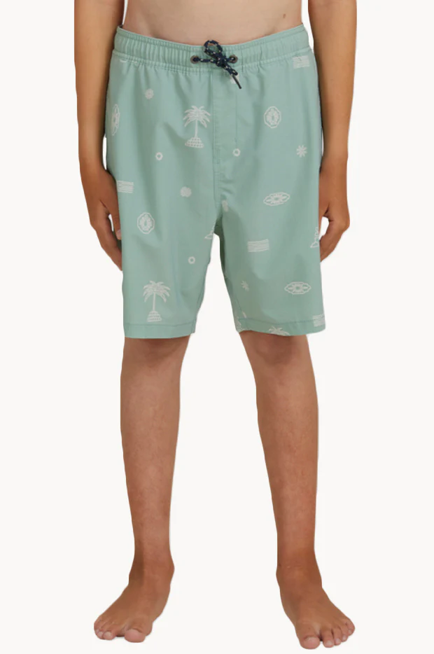 Boys Palm Sundays Layback Boardshort