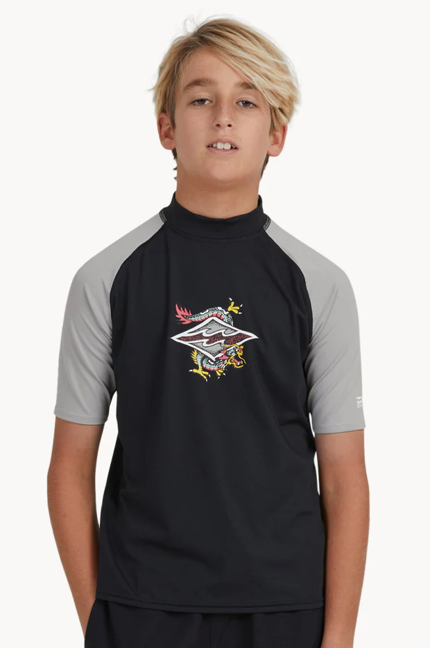 Boys Shadow Rf Short Sleeve Suntop
